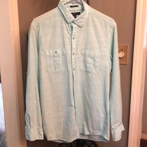 Marc Anthony Mint Green men’s long sleeved shirt